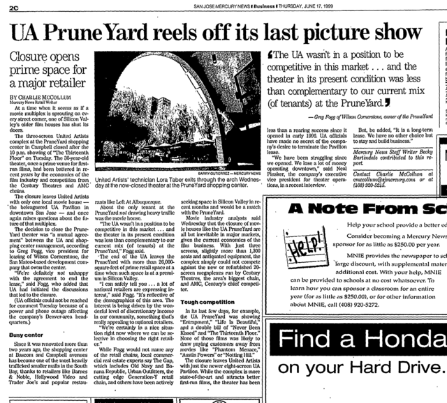 Pruneyard Dine-In Cinemas