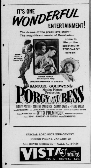 Phoenix's Reserved-Seat, Roadshow Venue (1960)