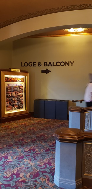 Castro Theatre Mezzanine  Upstairs Lobby