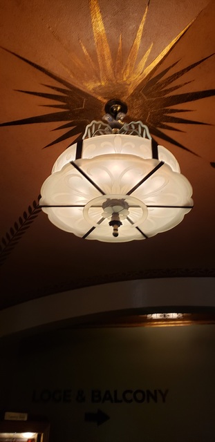 Castro Theatre Lobby Deco Lamps