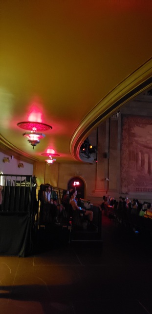 Downstairs Deco Lights Castro Theatre