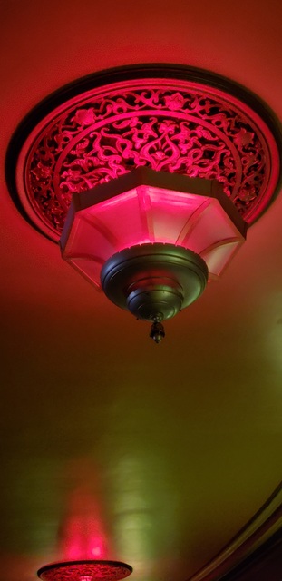 Back Of House Under Balcony Lights