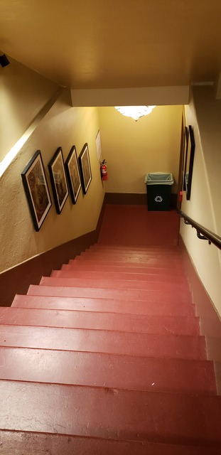 Steps Going Down To Women' s Rest Room Castro Theatre