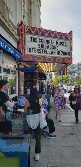 New Neon Painted  Marquee Castro Theatre
