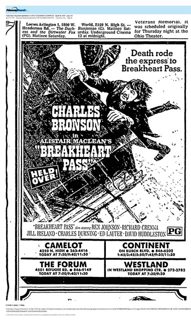 Charles Bronson--Number Ten Box Office Star (1976)/His last year on the list