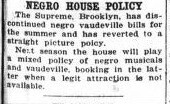 "Negro House Policy" (1924)