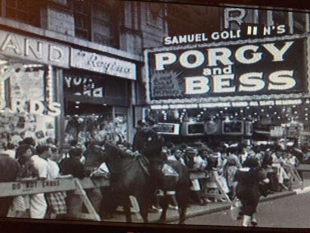 Screenshot of the World Premiere of "Porgy and Bess" (1959)