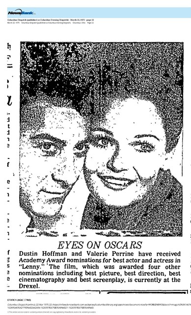 Valerie Perrine, R.I.P. (1943 - 2026)