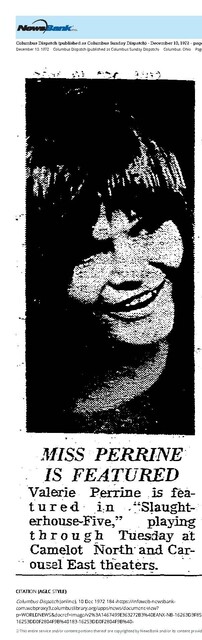 Valerie Perrine, R.I.P. (1943 - 2026)