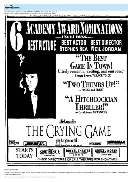 The Great Directors: Neil Jordan (1993)