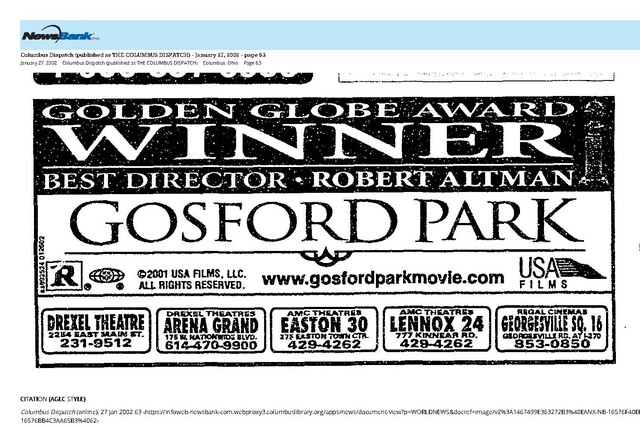 The Great Directors: Robert Altman (2002)