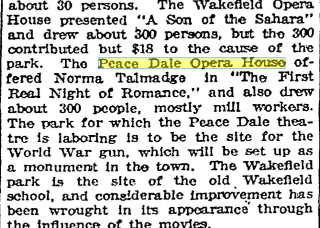 Peacedale Opera House