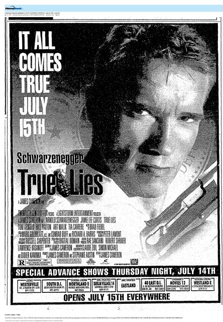 Arnold Schwarzenegger--Number Three Box Office Star (1994)