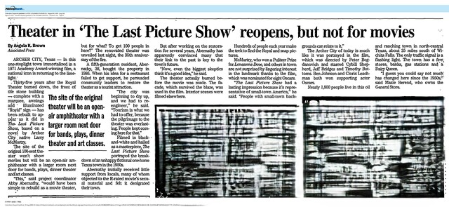 The 'Last Picture Show' Theater (2000)