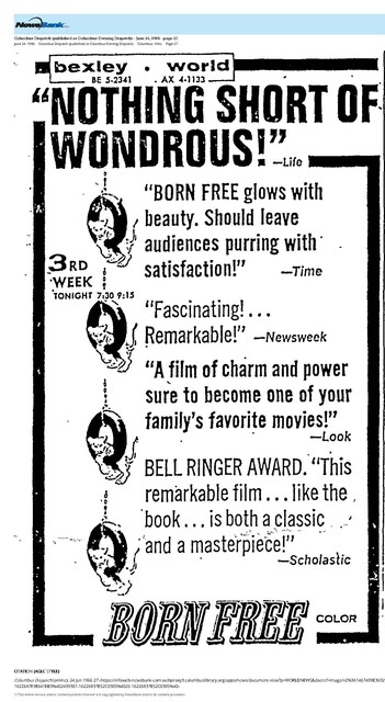 A Family Movie at the World and Bexley !!! (1966)