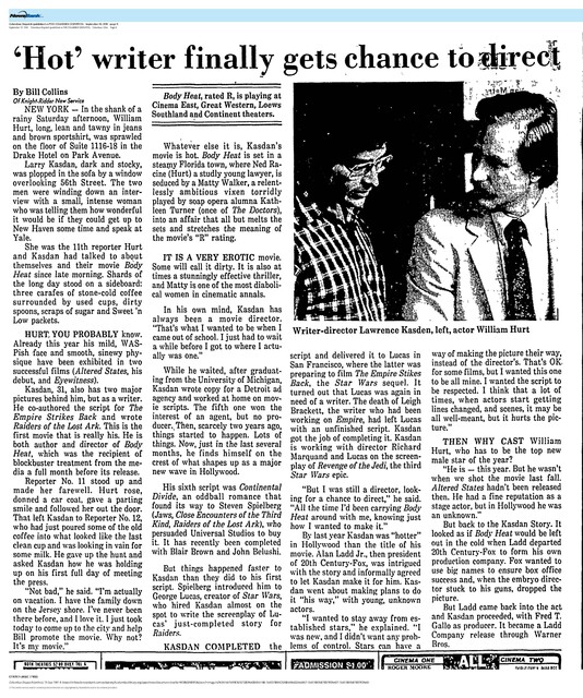 William Hurt, R.I.P. (1950 - 2022)