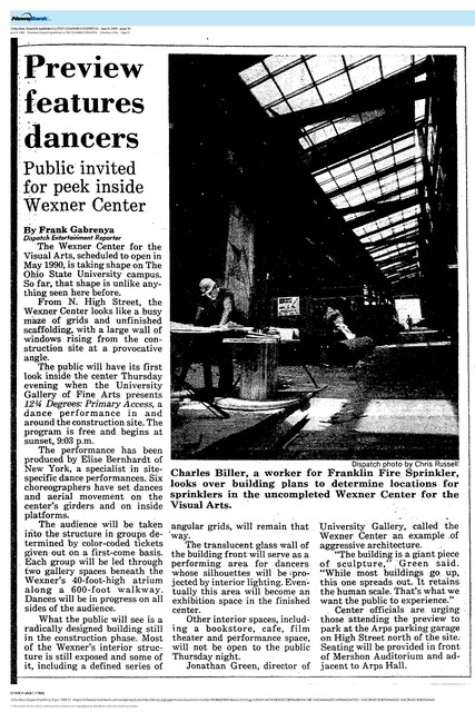 Preview of The Wexner Center (1988)