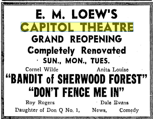 E.M. Loew's Capitol Theatre
