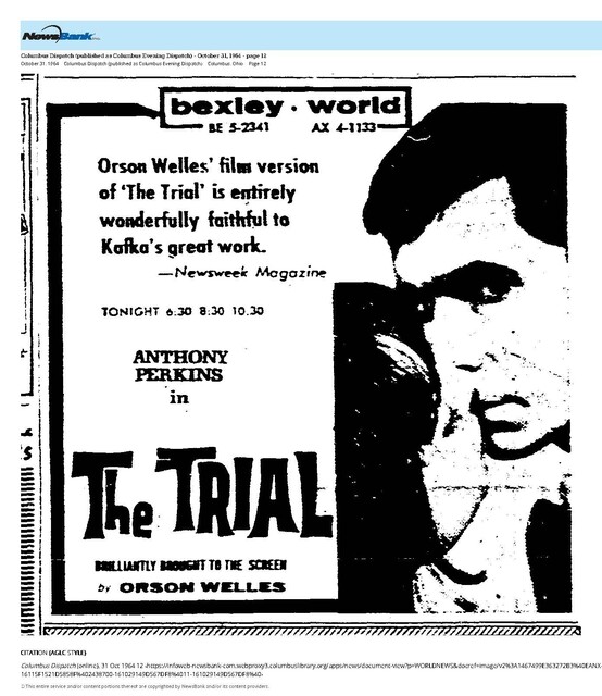 The Great Directors: Orson Welles (1964)