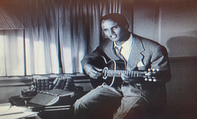 Screenshot from the documentary, 'Sing Your Song'