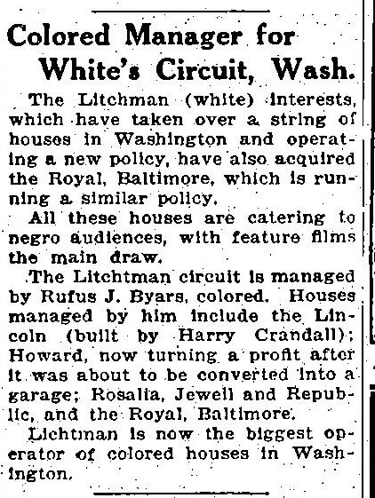 African American Theaters  (1928)