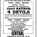 4 Devils at Théâtre Central in Biddeford, Maine—Sept. 30-Oct. 2, 1929