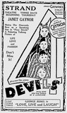 4 Devils at the Strand Theatre, Greensburg, Penn.—January 31, 1930