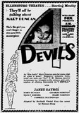 4 Devils at the Ellensburg Theatre, Ellensburg—January 27-29, 1930