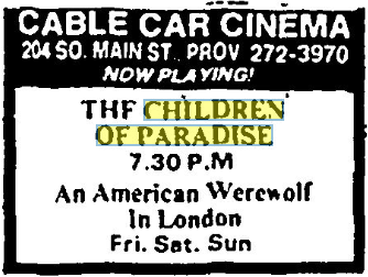 Cable Car Cinema & Cafe