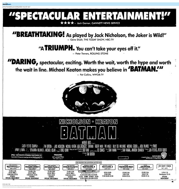 Jack Nicholson--Number One Box Office Star (1989)