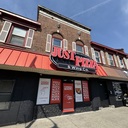 Former entrance where marquee stood