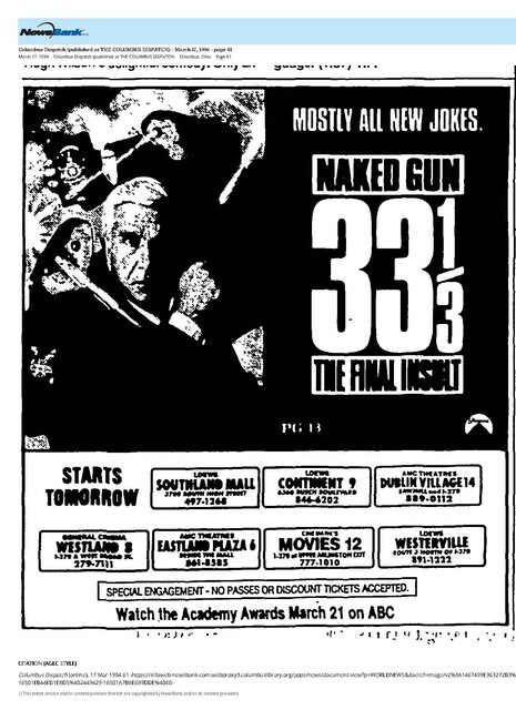 The Great Movie franchises: The Naked Gun (1994)