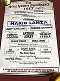 London Palladium Agyll Street, London - MARIO LANZA 1957