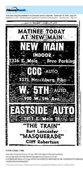 East Main Corridor (1965)