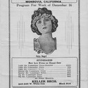 Colonial Theater program for the week starting December 16, 1923