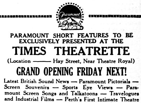 Times Theatrette 645 Hay Street, Perth, WA 