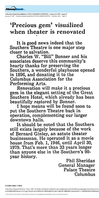 Saving a Movie Palace (1987)