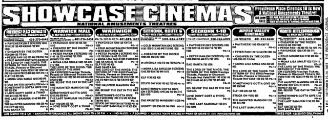 Showcase Providence Place Cinemas 16