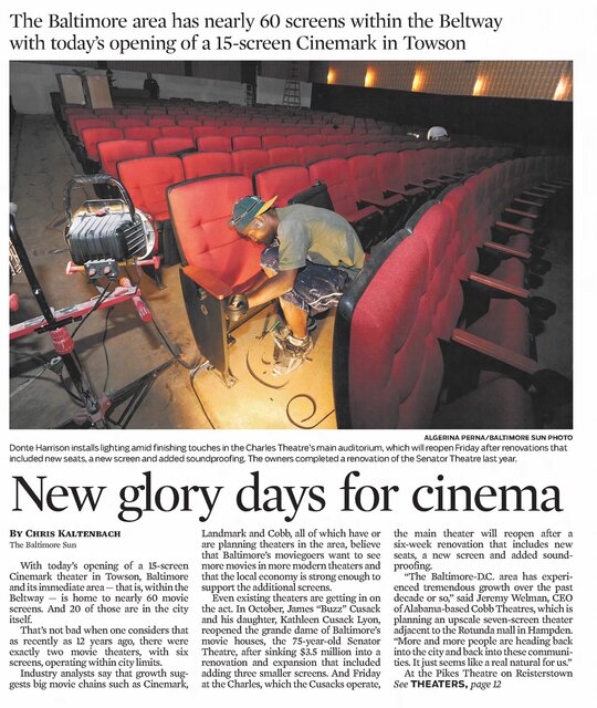 Cinemark Towson and XD