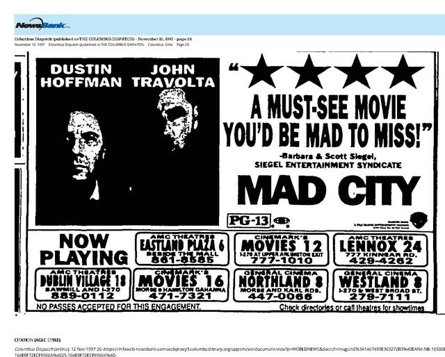 John Travolta--Number Eight Box Office Star (1997)