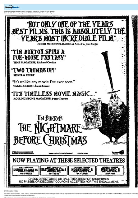 The Great Directors: Tim Burton (1993)