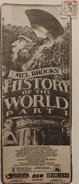 1981 History of the World Part 1 ad