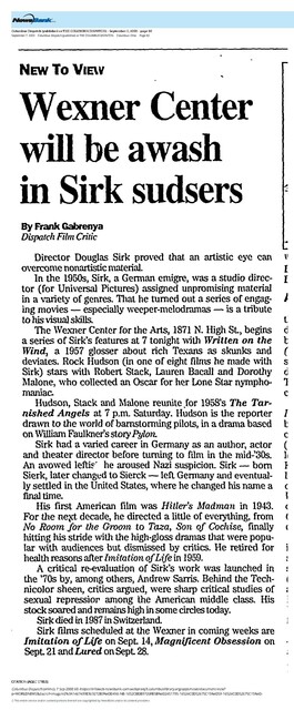 The Great Directors: Douglas Sirk (2000)