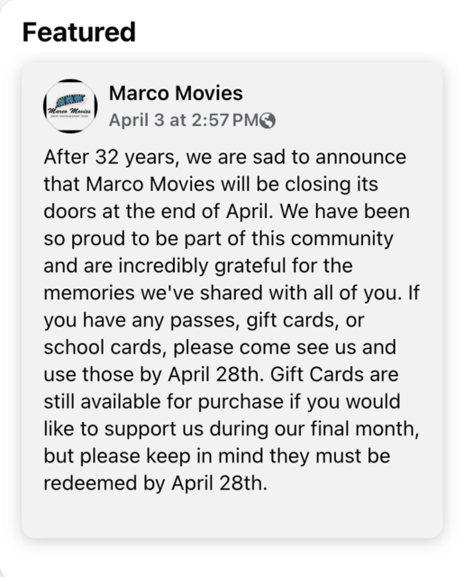 Marco Movie Theater