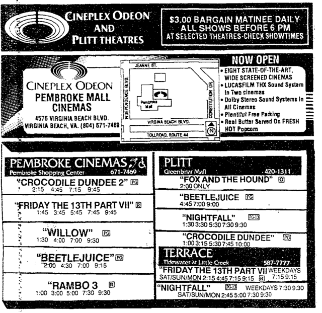 Cinema Cafe-Greenbrier Mall