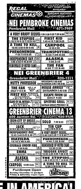 Cinema Cafe-Greenbrier Mall