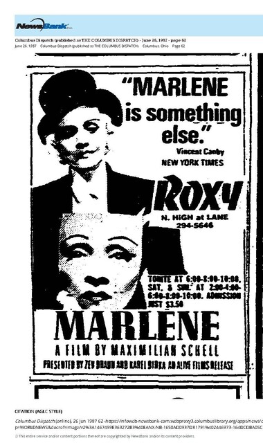 The Last Name of This Theater (1987)