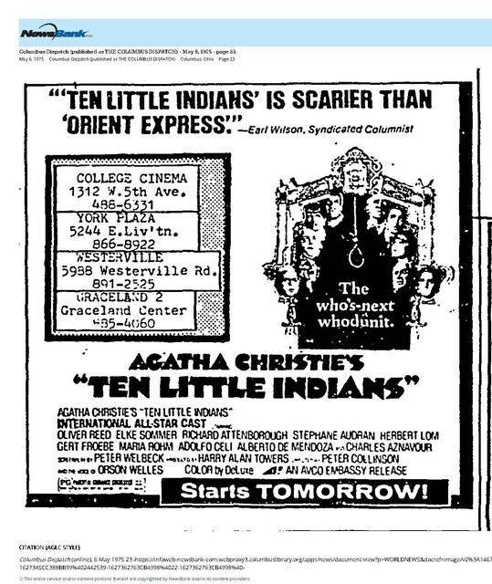 Suburban First-Run (1975)