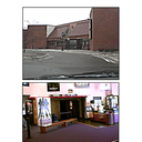 Exterior of the Town Center 8 in Novi Michigan 2002