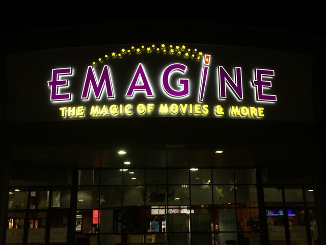 New Sign at Night